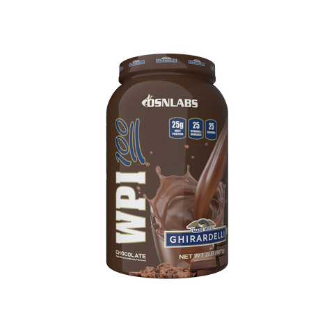 WPI100® chocolate protein powder made with Ghirardelli® - 2lbs
